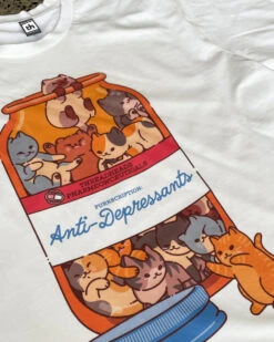 Anti-Depressants T-Shirt 12 Anti-Depressants T-Shirt -Thread Heads Sale Store Anti DepressantsCats