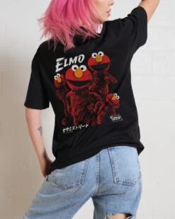 Sesame Street Tokyo Elmo Front And Back T-Shirt 8 Sesame Street Tokyo Elmo Front And Back T-Shirt -Thread Heads Sale Store Black Back 1 bc9978ca 7ded 4fd6 8721 a8dd0b9a907b