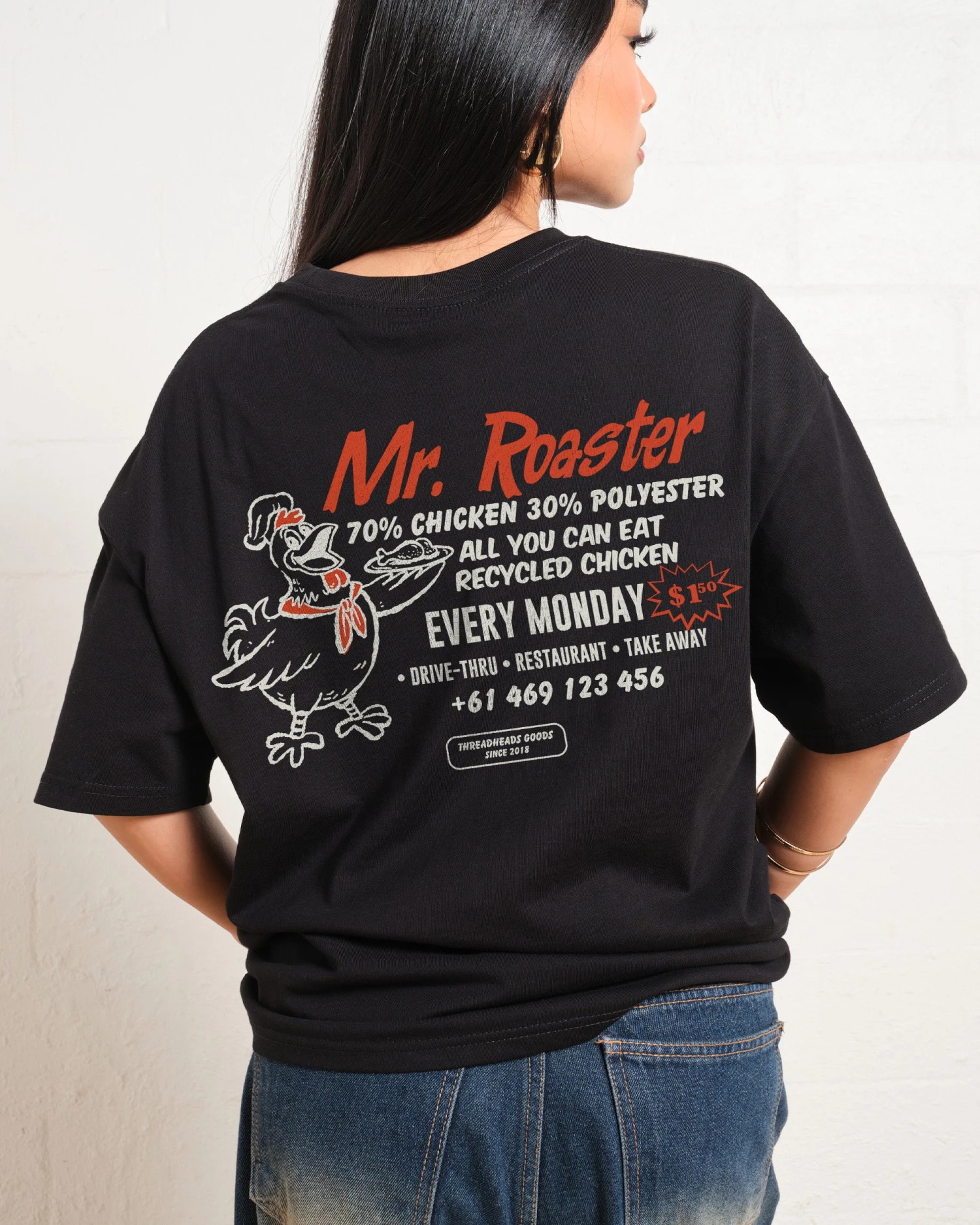 Mr. Roaster Fried Chicken T-Shirt 3 Mr. Roaster Fried Chicken T-Shirt