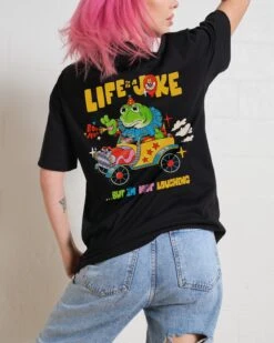 Life Is A Joke T-Shirt -Thread Heads Sale Store Black Back fbf1491d f511 4455 9edf 8d2951a5563d