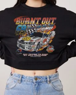 Burnt Out Crop Jumper