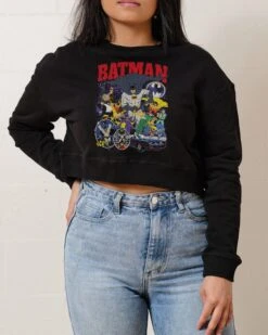 DC Batman Animated Vintage Crop Jumper