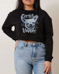 Certified Yapper Crop Jumper