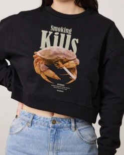 Smoking Kills Crop Jumper
