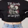Till Death Do Us Part Crop Jumper