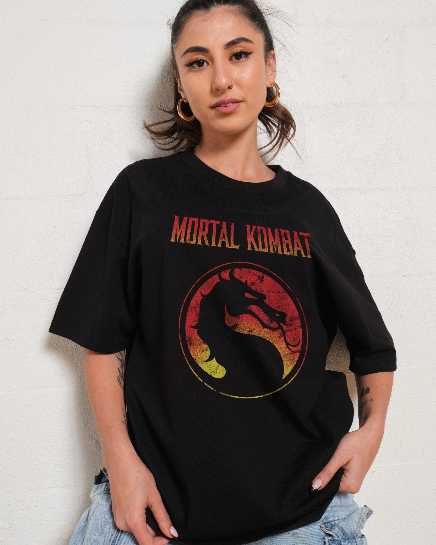 Mortal Kombat Logo T-Shirt 4 Mortal Kombat Logo T-Shirt - Image 2