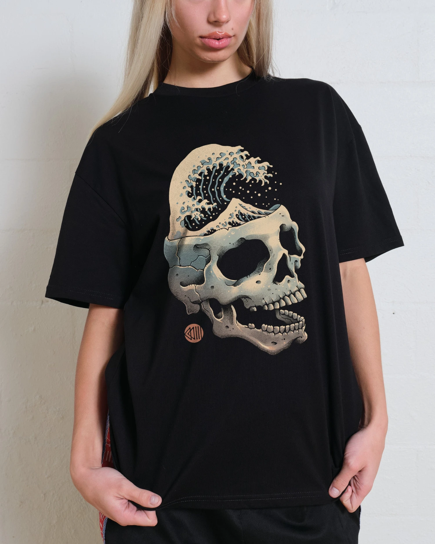 Skull Wave T-Shirt 3 Skull Wave T-Shirt