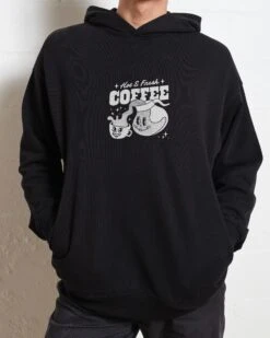 Hot & Fresh Coffee Hoodie 13 Hot & Fresh Coffee Hoodie -Thread Heads Sale Store Black Front 1 bfb4f85d 6126 41a1 a20b c3475dabdc24