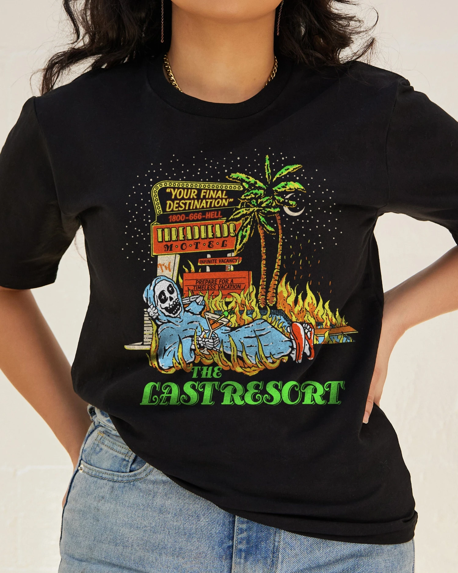 Last Resort Hotel Vacation Packages T-Shirt 4 Last Resort Hotel Vacation Packages T-Shirt - Image 2