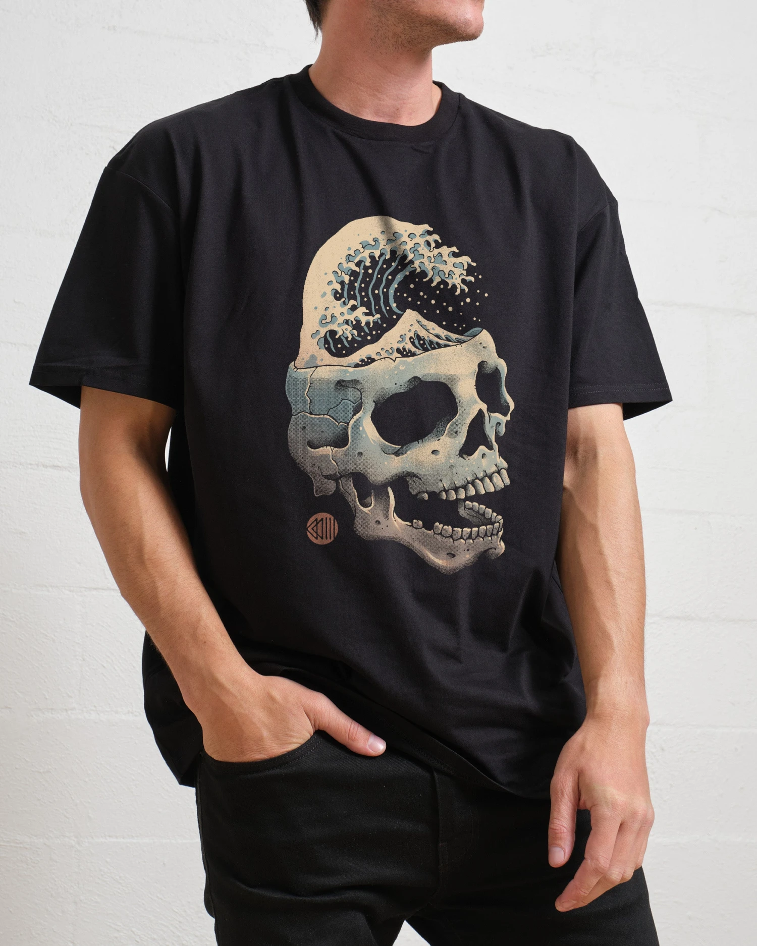 Skull Wave T-Shirt 4 Skull Wave T-Shirt - Image 2