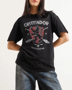 Harry Potter Gryffindor Quidditch Team T-Shirt 13 Harry Potter Gryffindor Quidditch Team T-Shirt -Thread Heads Sale Store Black Front 359362e3 f2d8 4e03 82ae d57ca01f2b18