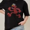 Sesame Street Elmo T-Shirt -Thread Heads Sale Store Black Front 47ee1640 ee26 4854 bc8c f14646cd0cb7