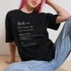 Fuck Dictionary Definition T-Shirt 2 Fuck Dictionary Definition T-Shirt -Thread Heads Sale Store Black Front 48ef38ca 1506 4de3 8943 afd7c0e06275