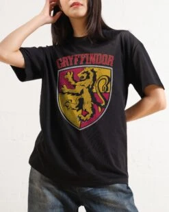 Harry Potter Gryffindor Crest T-Shirt 13 Harry Potter Gryffindor Crest T-Shirt -Thread Heads Sale Store Black Front 55f4c29a 68b8 46ad a75f 60f92278e240