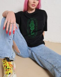 Harry Potter Death Eater Symbol T-Shirt -Thread Heads Sale Store Black Front 5a786a84 ec53 4d95 9fd1 0d9645413246