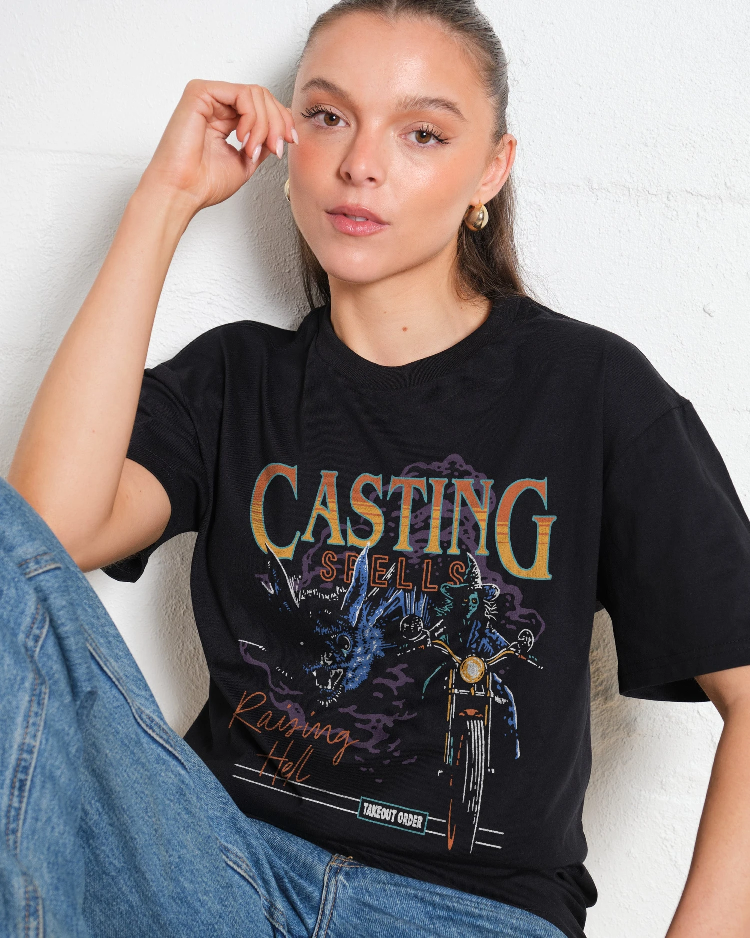 Casting Spells Raising Hell T-Shirt 4 Casting Spells Raising Hell T-Shirt - Image 2