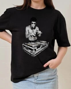 DJ Bruce Lee T-Shirt -Thread Heads Sale Store Black Front 69d089cc 36a6 40e5 b670 83a39cb4991b