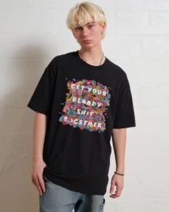 Get Your Bloody Shit Together T-Shirt -Thread Heads Sale Store Black Front 72a97cd1 9d16 426a ab46 beb88564a22e