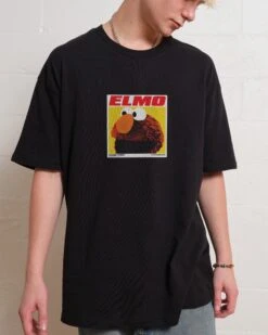 Sesame Street Elmo's Greatest Hits T-Shirt -Thread Heads Sale Store Black Front 79b77d6d 0b5f 49ae bc7c 6343ad4c55c2