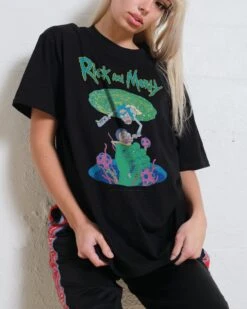 Rick And Morty Portal T-Shirt -Thread Heads Sale Store Black Front 958e5f98 a328 45be a66c f3a10e34d94a