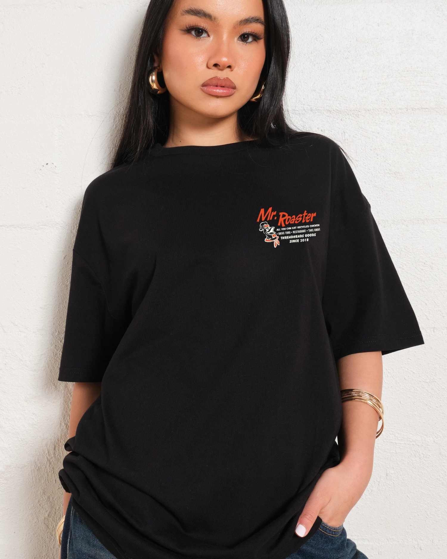 Mr. Roaster Fried Chicken T-Shirt 4 Mr. Roaster Fried Chicken T-Shirt - Image 2