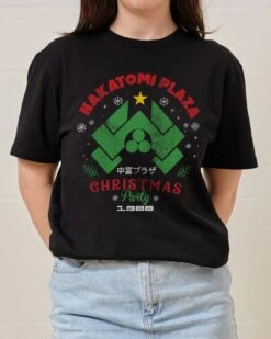 Nakatomi Christmas Party 1988 T-Shirt -Thread Heads Sale Store Black Front b56c92ad 483a 4f62 9c2b 3c63eb983c0f