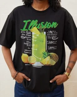 Illusion T-Shirt -Thread Heads Sale Store Black Front be4f95d8 9151 44b4 93ff a5e4df619dc0