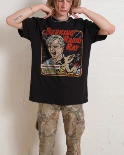 Barking Rabid Ray T-Shirt -Thread Heads Sale Store Black Front c6cf1992 183b 4159 9622 69aca5820b50
