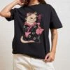 Neko Geisha T-Shirt -Thread Heads Sale Store Black Front c7dd4036 8e77 447e 9209 2b0481c61273