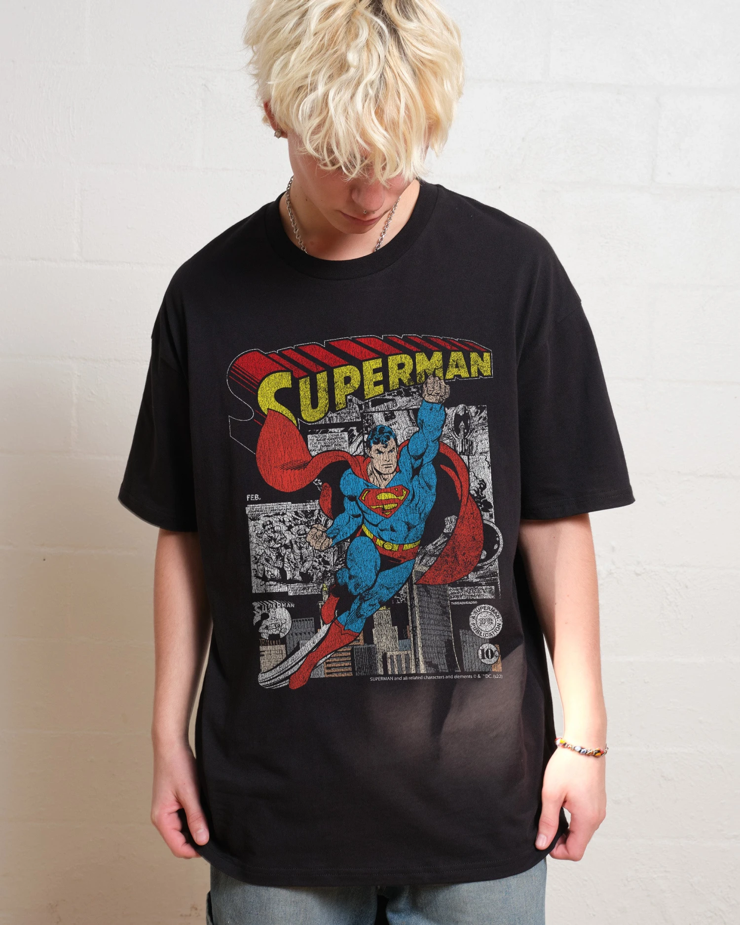 DC Superman Comic Panel T-Shirt 6 DC Superman Comic Panel T-Shirt - Image 4