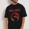 Mortal Kombat Logo T-Shirt -Thread Heads Sale Store Black Front e5e59902 bbc1 4733 ae99 b0d6c2affb72