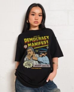 This Is Democracy Manifest T-Shirt -Thread Heads Sale Store Black Front e98723c6 8d91 46fb 8375 a2f80533fb26