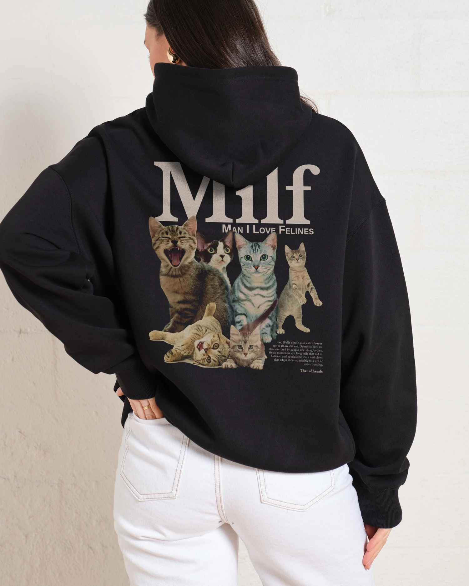 Man I Love Felines Front And Back Hoodie 3 Man I Love Felines Front And Back Hoodie