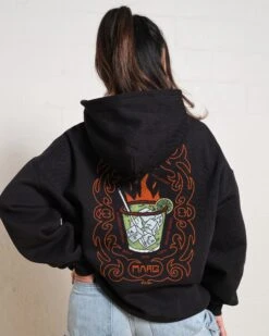 Spicy Marg Hoodie -Thread Heads Sale Store Black Hoodie Women Back 91ee28db 90ad 4e6e aa3f 9571542df55b