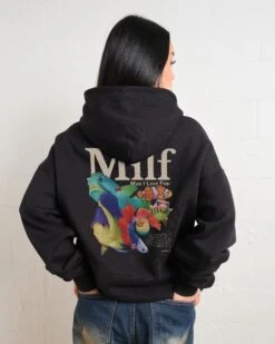 Man I Love Fish Front And Back Hoodie