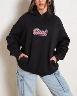 Cunt Hoodie -Thread Heads Sale Store Black Hoodie Women Front 0a3b78c1 877d 4a23 b2bf f121a85e4b81
