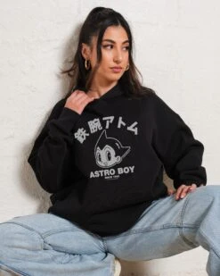 Astro Boy Face Hoodie 12 Astro Boy Face Hoodie -Thread Heads Sale Store Black Hoodie Women Front 2d30236f 0355 43ba 896c 05a58f07a472