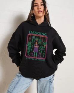 Hanging With All My Friends Hoodie -Thread Heads Sale Store Black Hoodie Women Front 86524d95 e5e0 4525 aff5 6bc1a16d4984