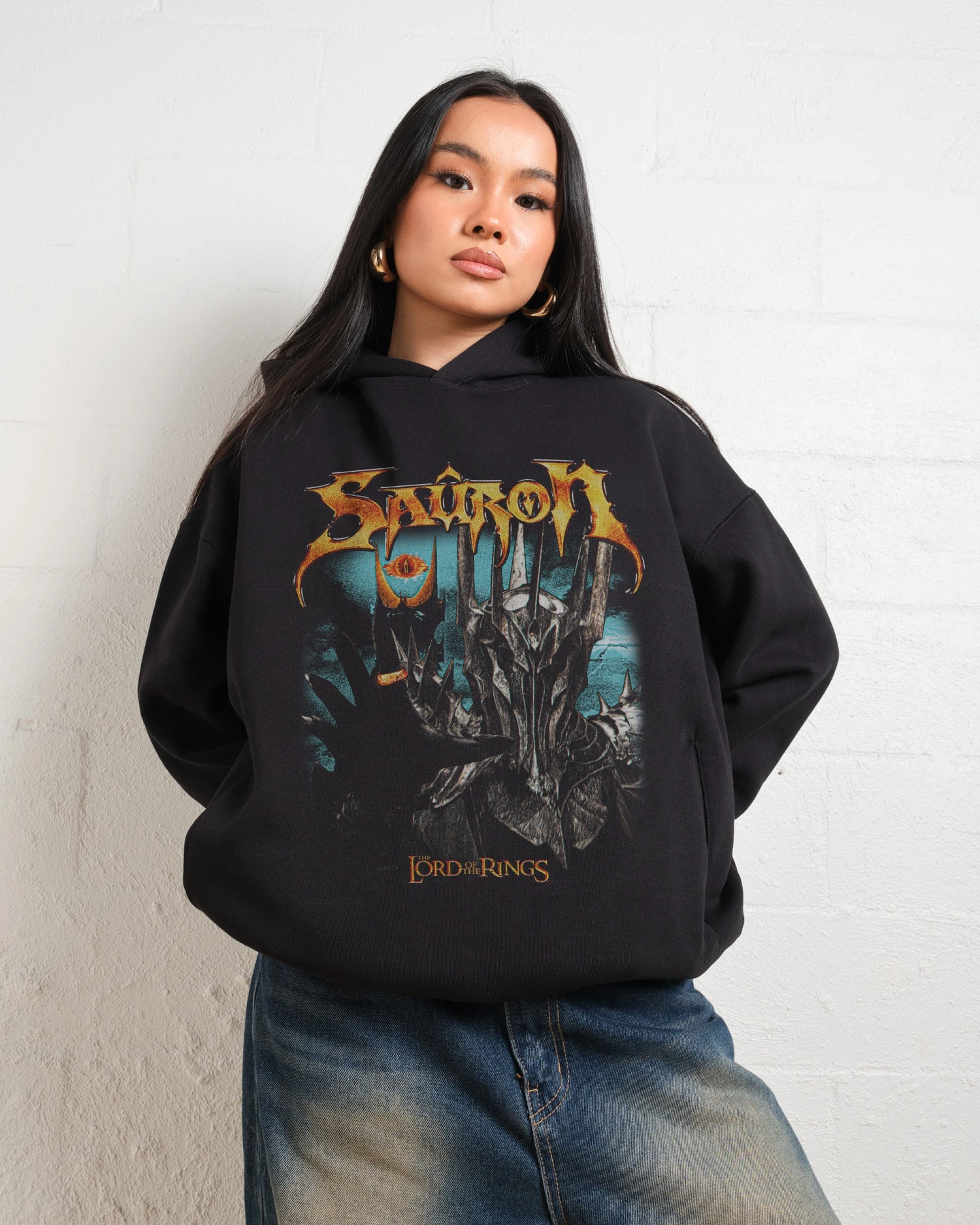 Vintage Sauron Hoodie 4 Vintage Sauron Hoodie - Image 2