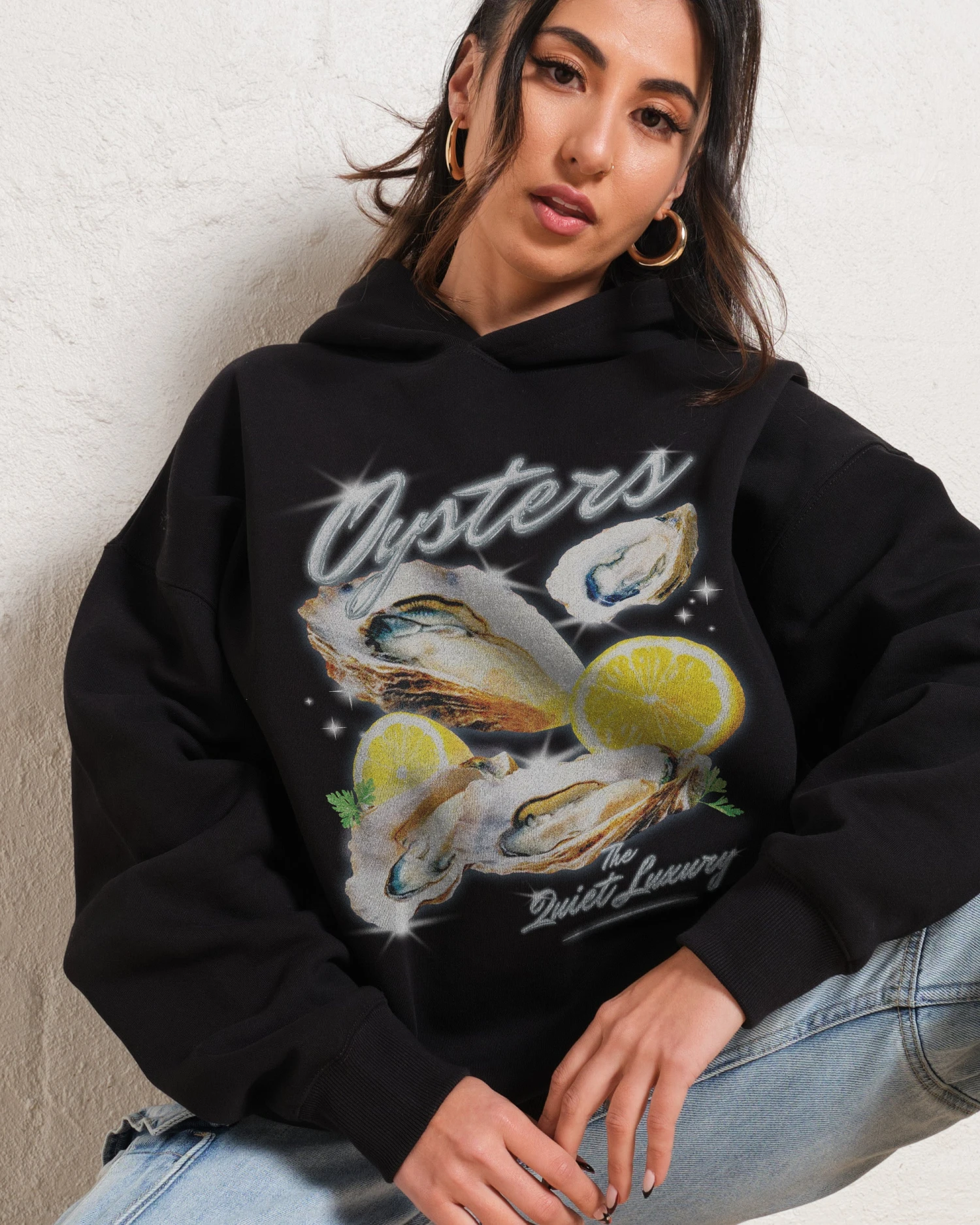 Oysters, The Quiet Luxury Hoodie 5 Oysters, The Quiet Luxury Hoodie - Image 3