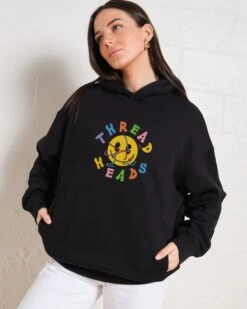Thread Heads Hoodie 13 Thread Heads Hoodie -Thread Heads Sale Store Black Hoodie Women Front ac82fb6b f39a 4e85 9333 2dc1ff6d4e15