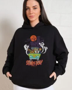 Scooby-Doo Hoodie -Thread Heads Sale Store Black Hoodie Women Front dd4b6278 8582 4cd8 b211 d412d7ca24df