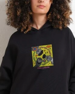 Sesame Street Three Is The Magic Number Hoodie -Thread Heads Sale Store Black Hoodie Women Front e1feccfb 9b25 4401 a73a fab315d20dee