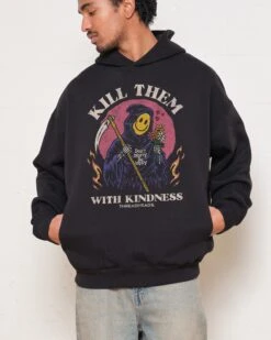 Kill Them With Kindness Hoodie -Thread Heads Sale Store Black Men Hoodie Front 089de3e6 be22 4a7d 8669 ec099bdfe101