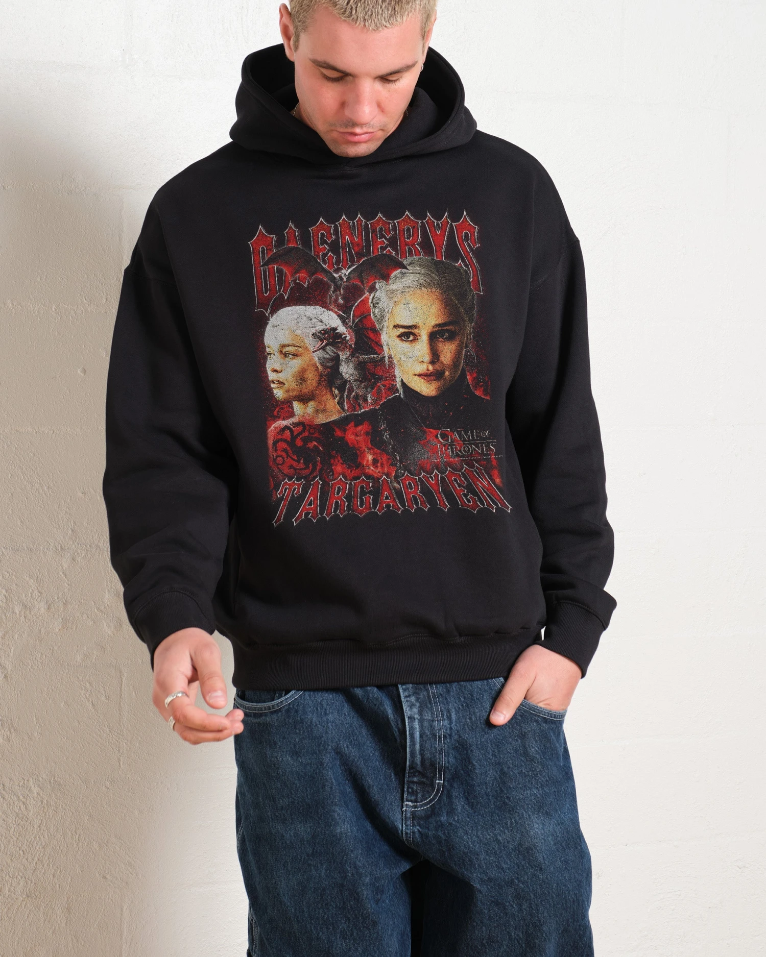 Game Of Thrones Vintage Daenerys Targaryen Hoodie 4 Game Of Thrones Vintage Daenerys Targaryen Hoodie - Image 2