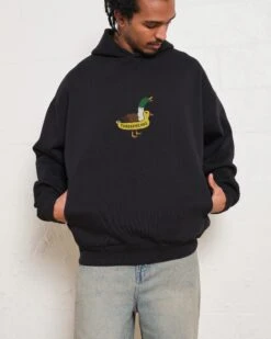 Duck Floatie Hoodie -Thread Heads Sale Store Black Men Hoodie Front 5a1318cf 07f3 4805 bff4 aa08fefefd63
