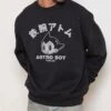 Astro Boy Face Sweatshirt -Thread Heads Sale Store Black Men Jumper Front 1f744f3e 965a 44bb 82e4 bc691f32ca84