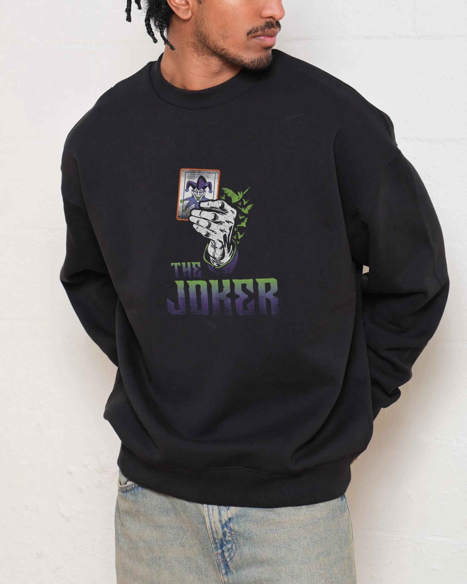 DC Joker Arkham Asylum Sweatshirt 4 DC Joker Arkham Asylum Sweatshirt - Image 2