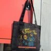 Black Death Tote Bag -Thread Heads Sale Store Black Tote Bags 208c6153 f114 44ca bfe7 f8fcaa39ec58