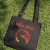 Mortal Kombat Logo Tote Bag -Thread Heads Sale Store Black Tote Bags cbd24659 0d73 4262 b338 67b3b6b6bb4f